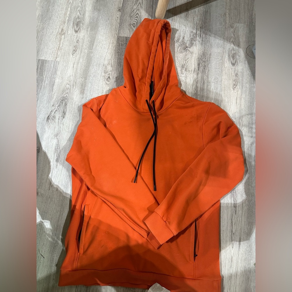 Fabletics Men's Bold Orange Hoodie
